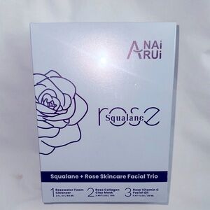 ANAI RUI Squalane + Rose Skincare Facial Trio
